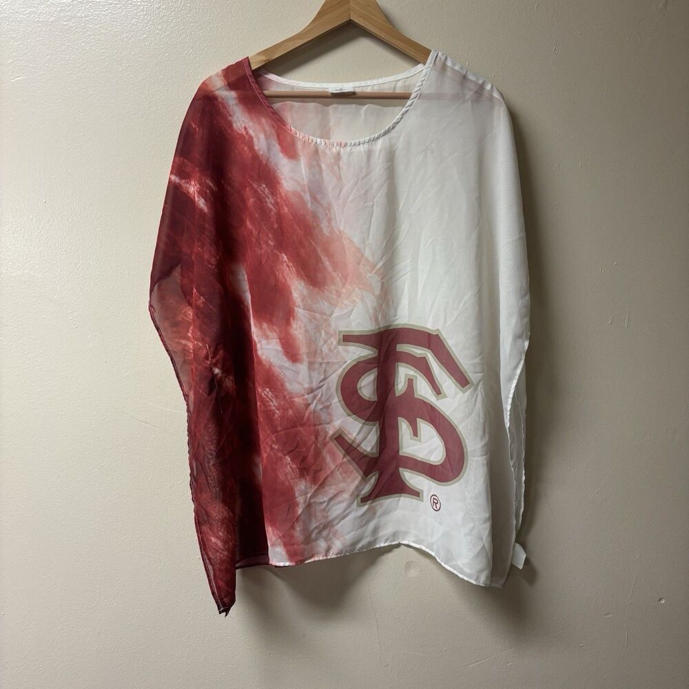 Florida State University Seminoles FSU Game Day Poncho Emerson Street Size S/M